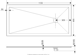 Grossman Душевой поддон Strong 110x90 GR-S190110Q белый – фотография-7